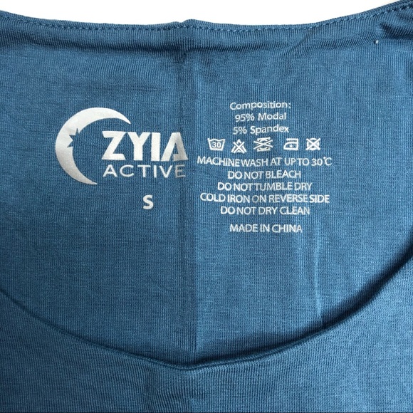 Zyia Feelin It Tank Racerback Niagara - Picture 5 of 6